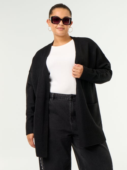 Cardigan comprido aberto - Kiabi