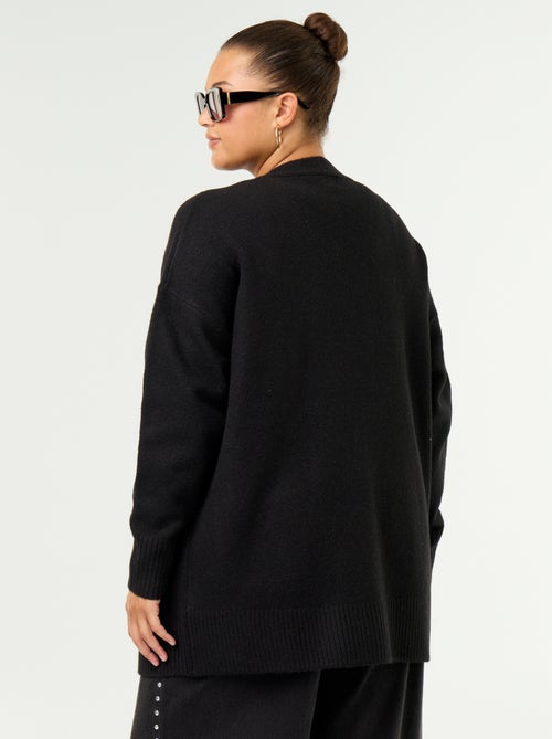 Cardigan comprido aberto - Kiabi