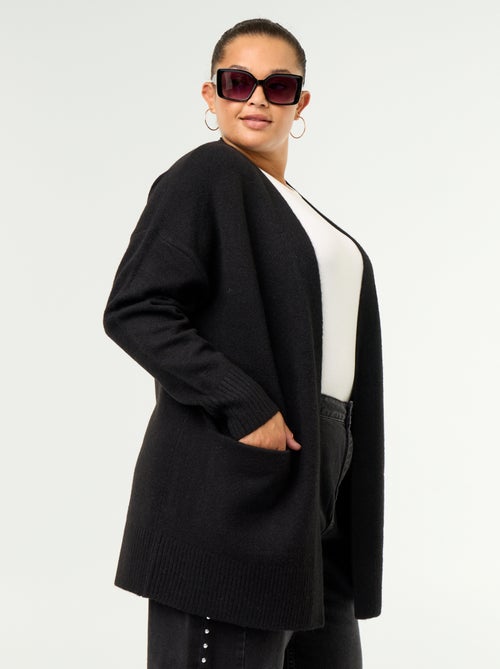 Cardigan comprido aberto - Kiabi