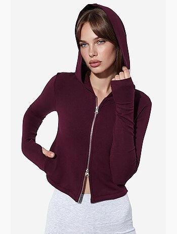 Cardigan de algodão e modal busem