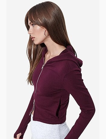 Cardigan de algodão e modal busem
