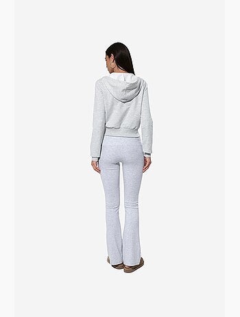 Cardigan de algodão elástico busem