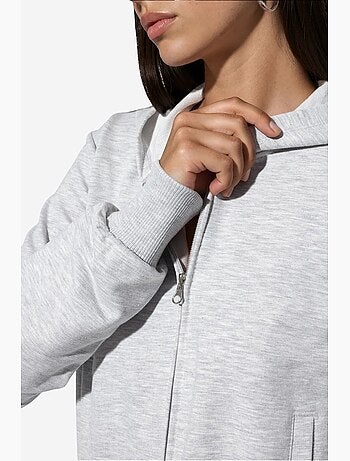 Cardigan de algodão elástico busem