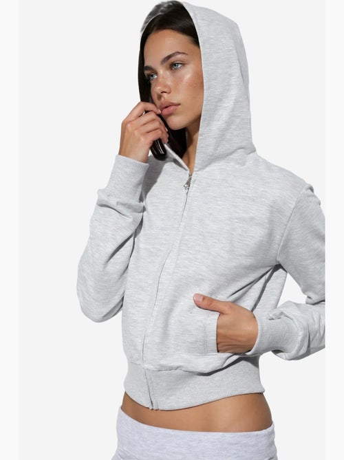 Cardigan de algodão elástico busem - Kiabi