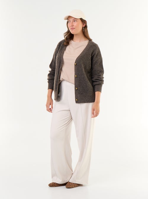 Cardigan de decote em V - Kiabi Cardigan de decote em V - Kiabi