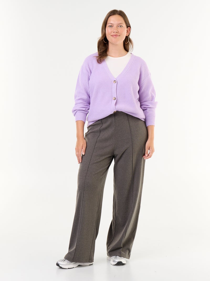 Cardigan de decote em V Violeta - Kiabi