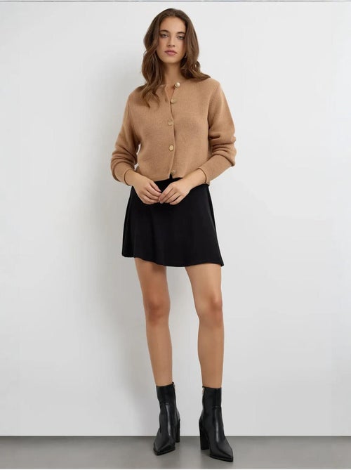 Cardigan de malha com botões - Kiabi