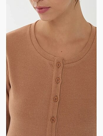 Cardigan de malha com botões frontais hiccup