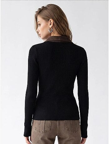 Cardigan de malha feminino mixray