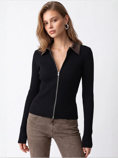 Cardigan de malha feminino mixray - Kiabi