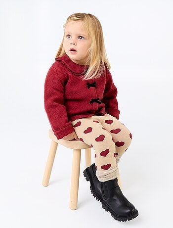 Cardigan de malha fina com laços fantasia