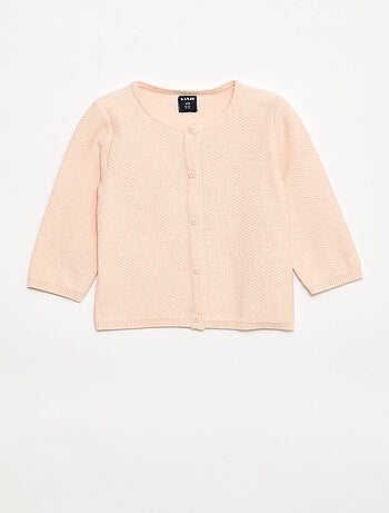 Casaco de malha fina lisa