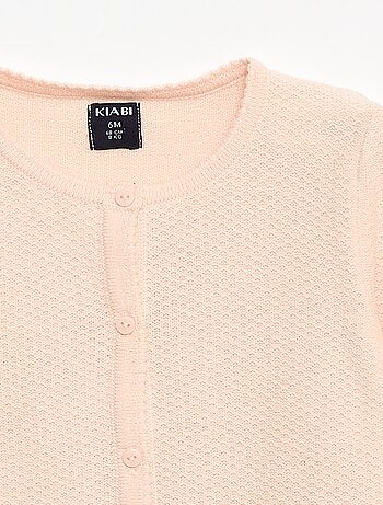 Casaco de malha fina lisa