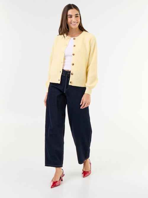 Cardigan de malha grossa - Kiabi Cardigan de malha grossa - Kiabi