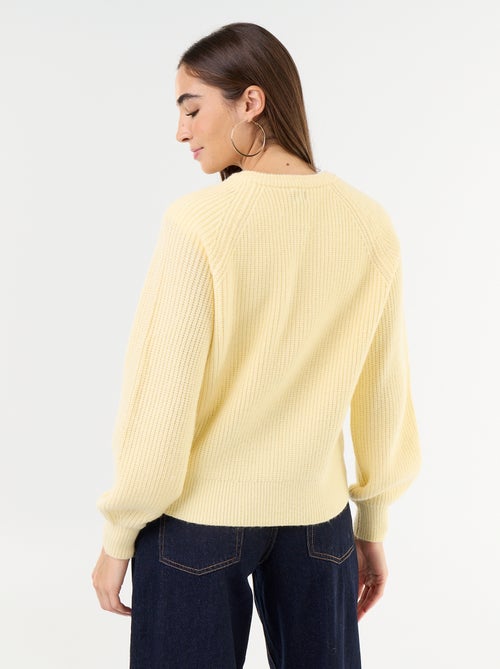 Cardigan de malha grossa - Kiabi Cardigan de malha grossa - Kiabi