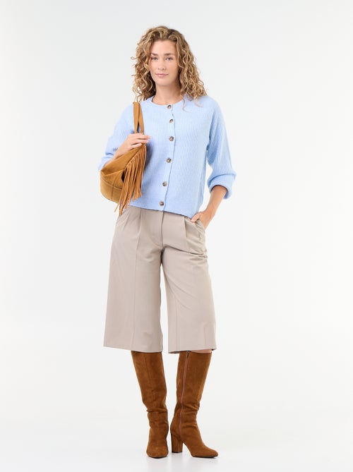 Cardigan de malha grossa - Kiabi