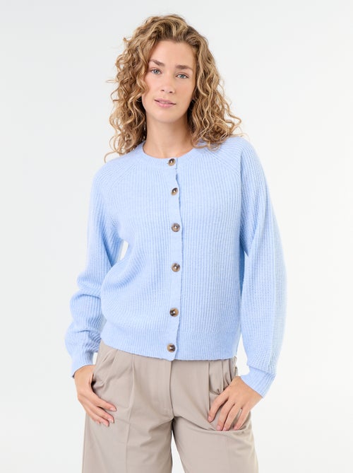 Cardigan de malha grossa - Kiabi