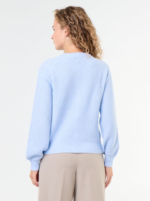 Cardigan de malha grossa - Kiabi