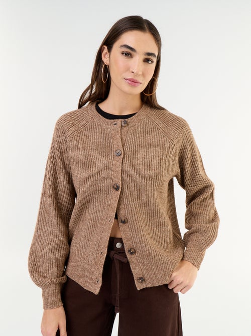 Cardigan de malha grossa - Kiabi Cardigan de malha grossa - Kiabi
