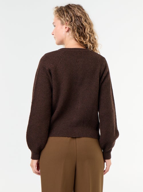 Cardigan de malha grossa - Kiabi Cardigan de malha grossa - Kiabi