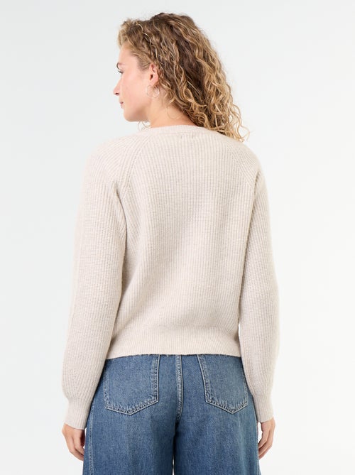 Cardigan de malha grossa - Kiabi Cardigan de malha grossa - Kiabi