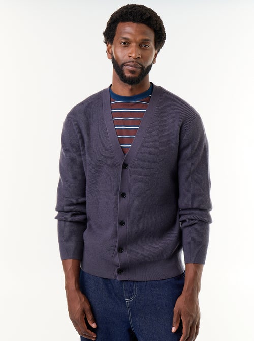 Cardigan de malha grossa - Kiabi Cardigan de malha grossa - Kiabi