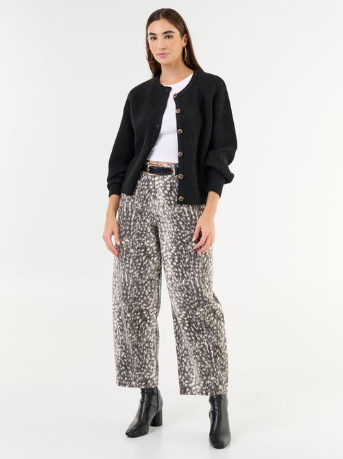 Cardigan de malha grossa - Kiabi Cardigan de malha grossa - Kiabi