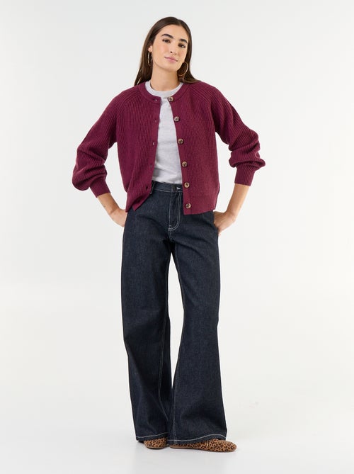 Cardigan de malha grossa - Kiabi Cardigan de malha grossa - Kiabi