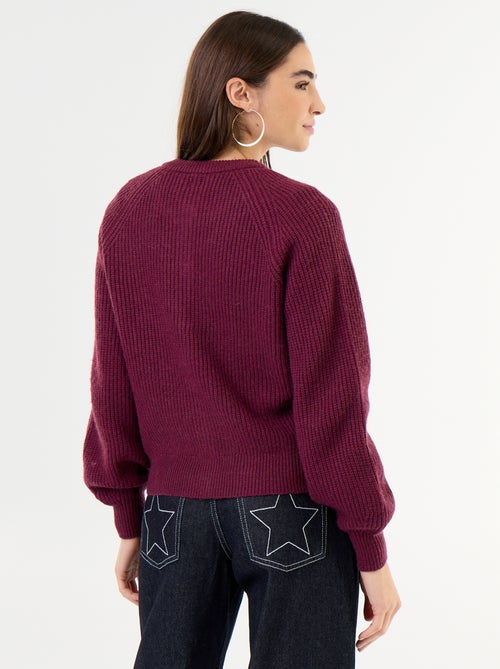 Cardigan de malha grossa - Kiabi Cardigan de malha grossa - Kiabi