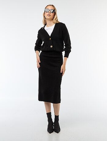 Cardigan de malha otomana