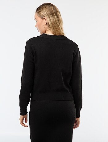 Cardigan de malha otomana