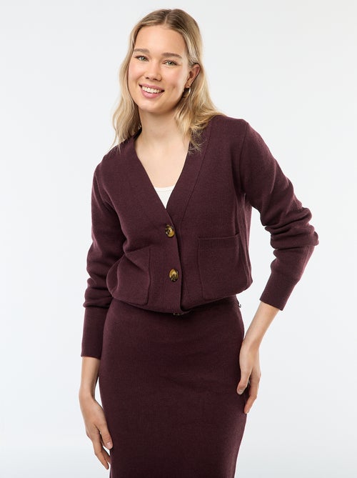 Cardigan de malha otomana - Kiabi