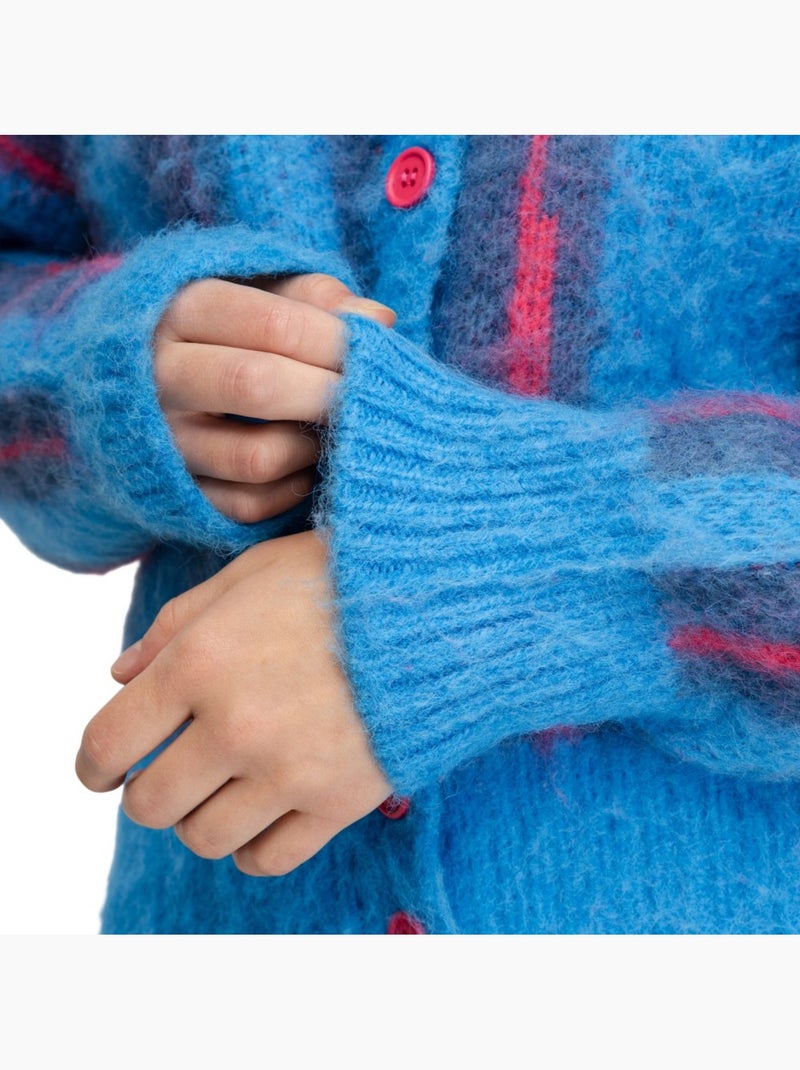 Cardigan de malha para mulher Azul - Kiabi
