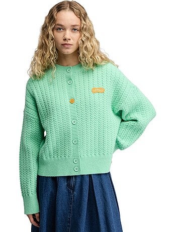 Cardigan de malha para mulher