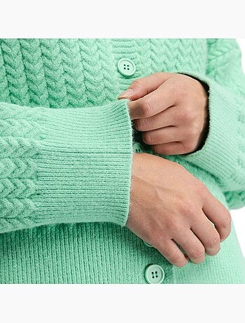 Cardigan de malha para mulher