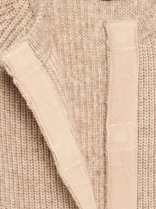 Cardigan de malha quente - coleção fácil de vestir - Kiabi Cardigan de malha quente - coleção fácil de vestir - Kiabi