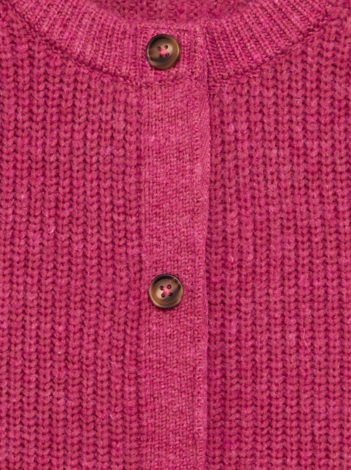 Cardigan de malha quente - coleção fácil de vestir - Kiabi