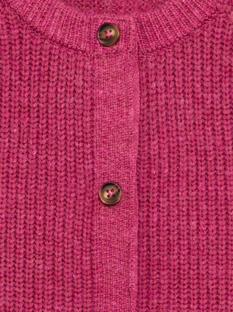 Cardigan de malha quente - coleção fácil de vestir Violeta - Kiabi