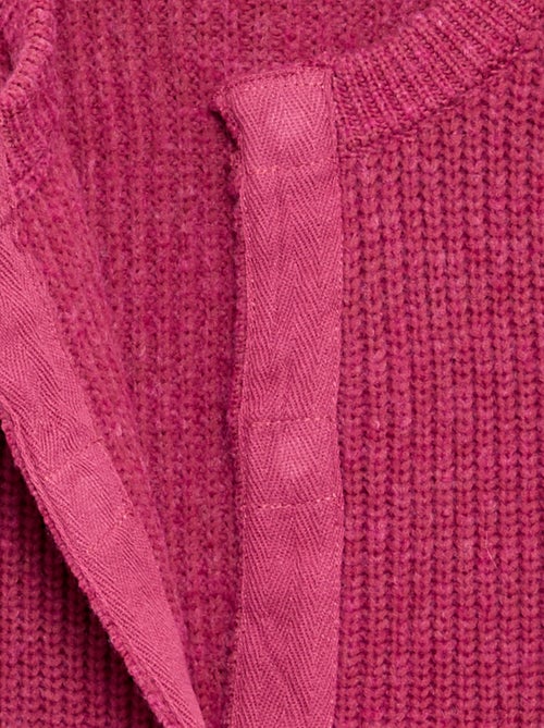 Cardigan de malha quente - coleção fácil de vestir - Kiabi
