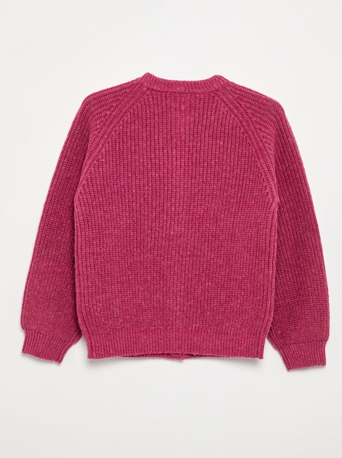 Cardigan de malha quente - coleção fácil de vestir - Kiabi