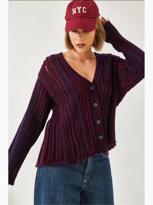 Cardigan de malha solta lucci - Kiabi Cardigan de malha solta lucci - Kiabi
