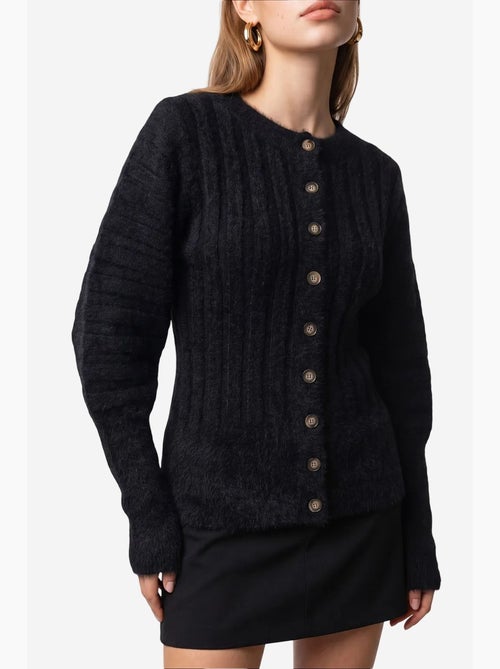 Cardigan de poliéster feminino mixray - Kiabi Cardigan de poliéster feminino mixray - Kiabi