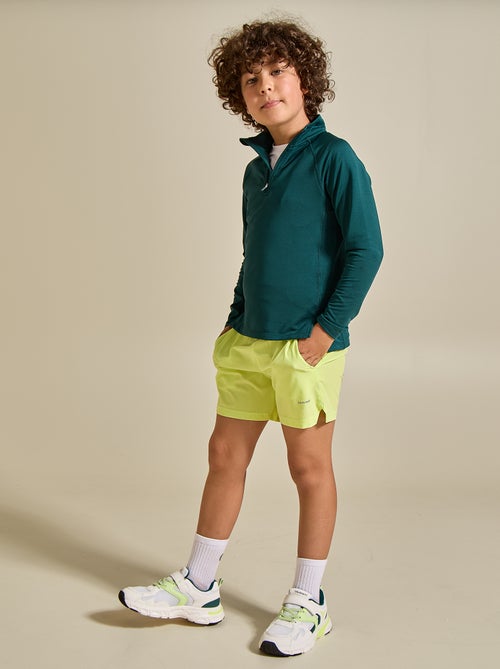 Cardigan desportivo com gola alta com fecho - (ekstract) - Kiabi