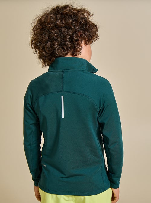 Cardigan desportivo com gola alta com fecho - (ekstract) - Kiabi