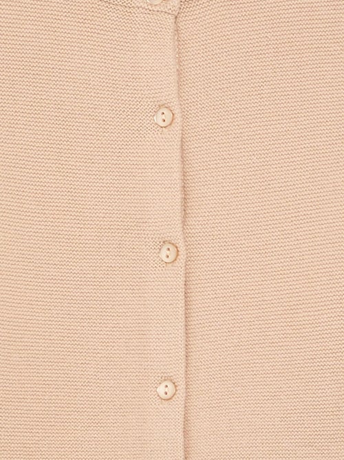 Cardigan em malha fina liso - Kiabi
