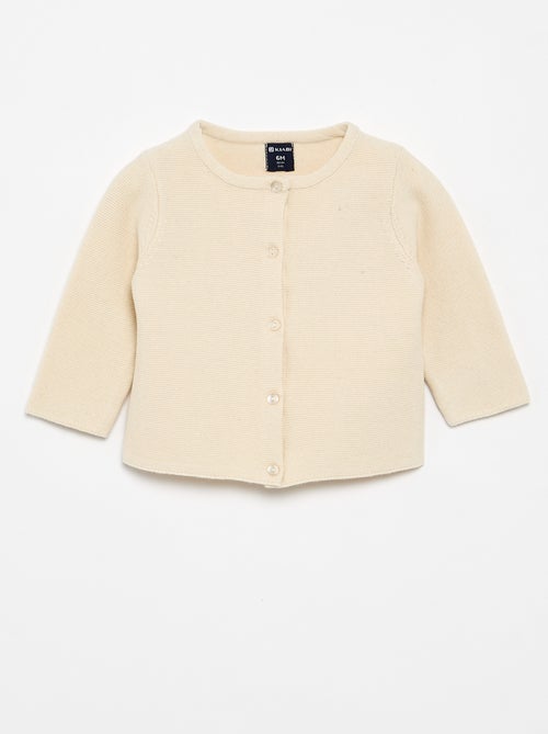 Cardigan em malha fina liso - Kiabi Cardigan em malha fina liso - Kiabi