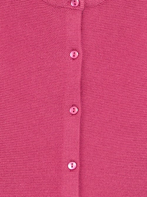 Cardigan em malha fina liso - Kiabi