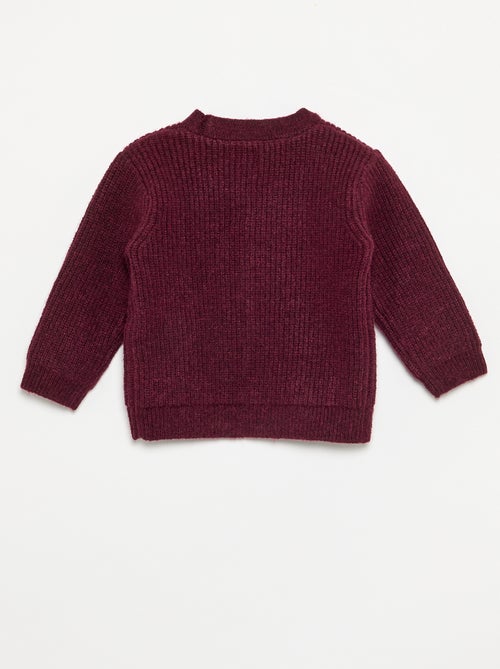 Cardigan em malha grossa - Kiabi