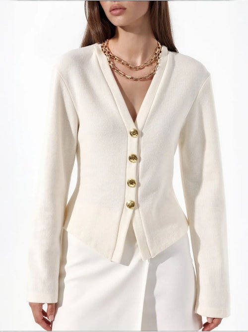 Cardigan em mistura de algodão busem - Kiabi