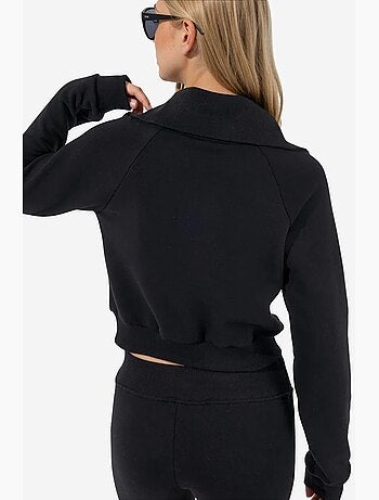 Cardigan feminino em mistura de algodão busem